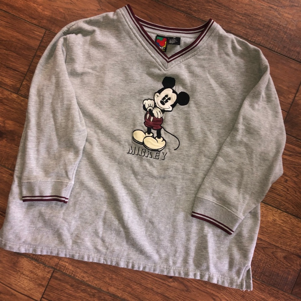 Vintage Mickey Unlimited V Neck Sweater